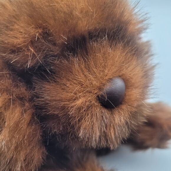 Kellytoy Brown Fluffy Dog Plush Stuffed Animal 12" Soft Puppy Toy - Picture 8 of 9